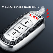 Load image into Gallery viewer, Leather TPU Car Smart Key Cover Case Shell Fob For Geely Atlas Boyue NL3 EX7 SUV GT GC9 Emgrand X7 Borui Auto Holder Accessories
