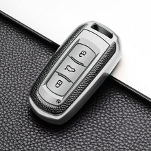 Load image into Gallery viewer, Leather TPU Car Smart Key Cover Case Shell Fob For Geely Atlas Boyue NL3 EX7 SUV GT GC9 Emgrand X7 Borui Auto Holder Accessories