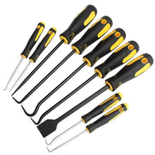 Load image into Gallery viewer, 9pcs Universal Scraper Pick Hook Tool Set Car Auto Repair Tool Chrome Vanadium Steel O Ring Gasket Puller Seal Hook Remover Kits