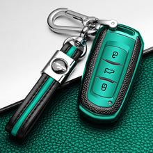 Load image into Gallery viewer, Leather TPU Car Smart Key Cover Case Shell Fob For Geely Atlas Boyue NL3 EX7 SUV GT GC9 Emgrand X7 Borui Auto Holder Accessories