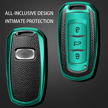 Load image into Gallery viewer, Leather TPU Car Smart Key Cover Case Shell Fob For Geely Atlas Boyue NL3 EX7 SUV GT GC9 Emgrand X7 Borui Auto Holder Accessories