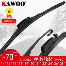 Load image into Gallery viewer, Winter Snow Car Wiper Blade U Hook Natural Rubber Windshield Windscreen Wiper Accessories