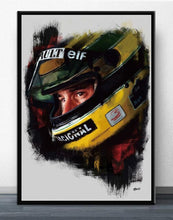 Load image into Gallery viewer, Elton Senna F1 Formula Car Canvas Painting Posters And Printsorative Home Decor Poster