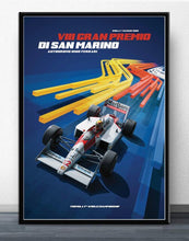 Load image into Gallery viewer, Elton Senna F1 Formula Car Canvas Painting Posters And Printsorative Home Decor Poster