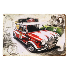 Load image into Gallery viewer, Metal Tin Signs Mustang Motorcycles Car Motor Oil And Gasoline Garage Route 66 Art Poster