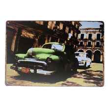 Load image into Gallery viewer, Metal Tin Signs Mustang Motorcycles Car Motor Oil And Gasoline Garage Route 66 Art Poster
