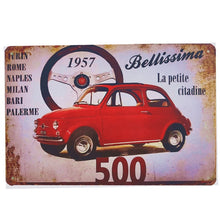 Load image into Gallery viewer, Metal Tin Signs Mustang Motorcycles Car Motor Oil And Gasoline Garage Route 66 Art Poster