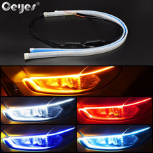 Load image into Gallery viewer, Ceyes 2pcs Led DRL Daytime Running Lights Turn Signal DRL Led Strip Car Light Accessories Brake Side Lights Headlights For Auto