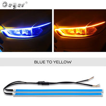 Load image into Gallery viewer, Ceyes 2pcs Led DRL Daytime Running Lights Turn Signal DRL Led Strip Car Light Accessories Brake Side Lights Headlights For Auto