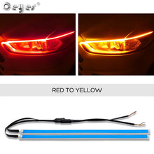 Load image into Gallery viewer, Ceyes 2pcs Led DRL Daytime Running Lights Turn Signal DRL Led Strip Car Light Accessories Brake Side Lights Headlights For Auto
