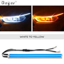 Load image into Gallery viewer, Ceyes 2pcs Led DRL Daytime Running Lights Turn Signal DRL Led Strip Car Light Accessories Brake Side Lights Headlights For Auto