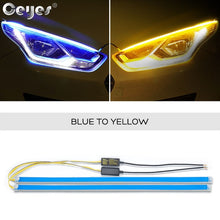 Load image into Gallery viewer, Ceyes 2pcs Led DRL Daytime Running Lights Turn Signal DRL Led Strip Car Light Accessories Brake Side Lights Headlights For Auto