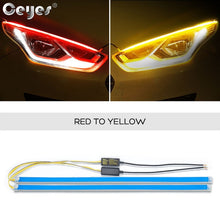 Load image into Gallery viewer, Ceyes 2pcs Led DRL Daytime Running Lights Turn Signal DRL Led Strip Car Light Accessories Brake Side Lights Headlights For Auto