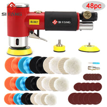 Load image into Gallery viewer, New Orbit Air Sander Mini Pneumatic 1"/2"/3" Grinding Machine set for Car Polishing High Speed Air Powered Polisher air tool