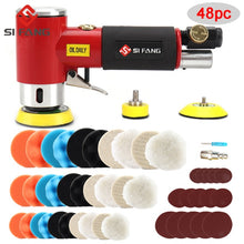 Load image into Gallery viewer, New Orbit Air Sander Mini Pneumatic 1"/2"/3" Grinding Machine set for Car Polishing High Speed Air Powered Polisher air tool