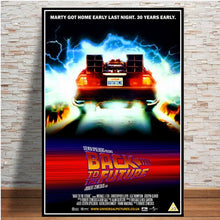 Load image into Gallery viewer, Back to the Future Movie Classic Cool Car Poster And Prints Wall Art Canvas Paint