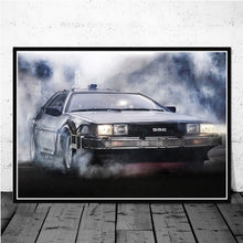 Load image into Gallery viewer, Back to the Future Movie Classic Cool Car Poster And Prints Wall Art Canvas Paint