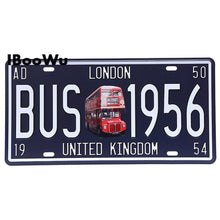 Load image into Gallery viewer, Vintage Poster Route 66 Car Number License Plate Plaque Poster Metal Tin Signs