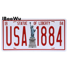 Load image into Gallery viewer, Vintage Poster Route 66 Car Number License Plate Plaque Poster Metal Tin Signs