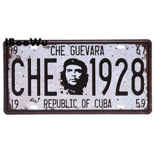 Load image into Gallery viewer, Vintage Poster Route 66 Car Number License Plate Plaque Poster Metal Tin Signs