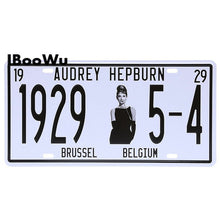 Load image into Gallery viewer, Vintage Poster Route 66 Car Number License Plate Plaque Poster Metal Tin Signs