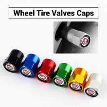 Load image into Gallery viewer, Car Styling Car Wheel Tire Valve Stem Caps Cover Auto Parts For Fiat Viaggio Abarth Punto 124 125 500 Auto Exterior Accessories