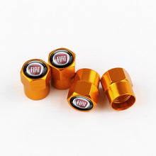 Load image into Gallery viewer, Car Styling Car Wheel Tire Valve Stem Caps Cover Auto Parts For Fiat Viaggio Abarth Punto 124 125 500 Auto Exterior Accessories