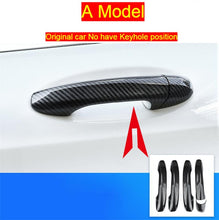 Load image into Gallery viewer, Car Styling Carbon fiber Outer Door Bowl Handle Stickers Covers Trim For Mercedes Benz C E GLC Class W213 W205 X253 Accessories