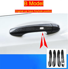 Load image into Gallery viewer, Car Styling Carbon fiber Outer Door Bowl Handle Stickers Covers Trim For Mercedes Benz C E GLC Class W213 W205 X253 Accessories