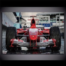 Load image into Gallery viewer, Ferraris F2004 Car F1 Racing Sport Cars Wall Art Poster and Prints Oil Canvas Painting For Home Living Room Decor Unframed