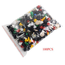 Load image into Gallery viewer, 50/100PCS Mixed Auto Fastener Vehicle Car Bumper Clips Fastener t Door Panel Fender Liner Universal Fit