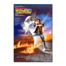 Load image into Gallery viewer, Back To The Future Car DeLorean DMC-12 Movie Fan Art POSTER 13x20 24x36 Inch