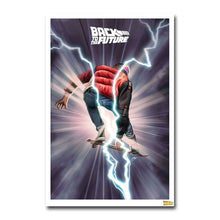 Load image into Gallery viewer, Back To The Future Car DeLorean DMC-12 Movie Fan Art POSTER 13x20 24x36 Inch