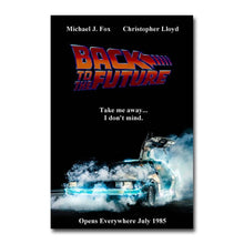 Load image into Gallery viewer, Back To The Future Car DeLorean DMC-12 Movie Fan Art POSTER 13x20 24x36 Inch