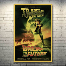 Load image into Gallery viewer, Back To The Future Car DeLorean DMC-12 Movie Fan Art POSTER 13x20 24x36 Inch