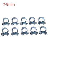 Load image into Gallery viewer, 10PCS/Set Car Fuel Hose Clips Hoses Clamps Set Mini Carbon Steel Air Hose Clamp Diesel Petrol Pipe Clips Auto Hose Parts