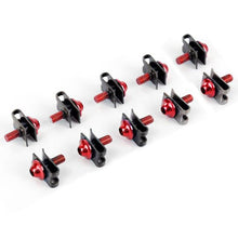 Load image into Gallery viewer, 10pcs Aluminium M5 Fairing Bolts Fastener Clips Screw Nuts For Motorcycle Auto Replacement Parts Automobiles Accessories