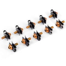Load image into Gallery viewer, 10pcs Aluminium M5 Fairing Bolts Fastener Clips Screw Nuts For Motorcycle Auto Replacement Parts Automobiles Accessories