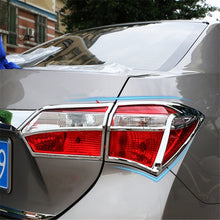 Load image into Gallery viewer, WELKINRY car auto cover For Toyota Corolla Altis E170 2013 2014 2015 2016 2017 ABS chrome rear tail lamp light taillamp trim