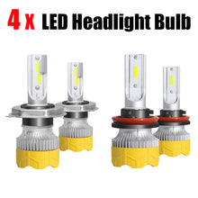 Load image into Gallery viewer, Buildreamen2 4 Pieces Car Headlight Hi/Lo Beam + Fog Light For Toyota Yaris 2006-2014