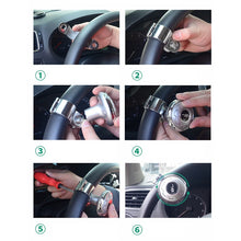 Load image into Gallery viewer, Universal Car Steering Wheel Booster Ball Control Handle Easy To Install Metal Auto Auxiliary Booster Spinner Rotation Anti-Slip
