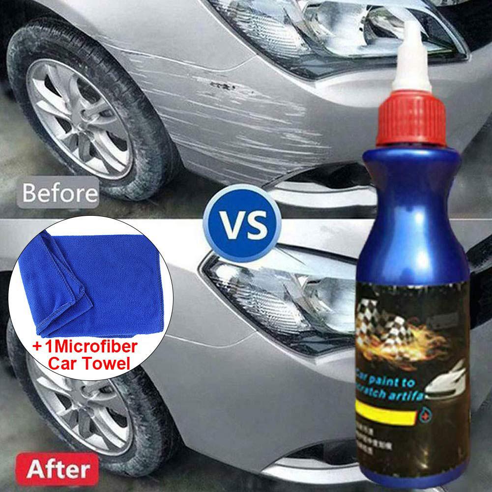 100g Vehicle Paint Care Repair Tool Scratch Remover Restorer with Towel Tool Maintenance Care Paint Polishes Car Exterior