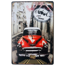 Load image into Gallery viewer, Metal Tin Signs Mustang Motorcycles Car Motor Oil And Gasoline Garage Route 66 Art Poster
