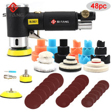 Load image into Gallery viewer, New Orbit Air Sander Mini Pneumatic  1&quot;/2&quot;/3&quot;  Grinding Machine set for Car Polishing High Speed Air Powered  Polisher air tool
