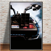 Load image into Gallery viewer, Back to the Future Movie Classic Cool Car Poster And Prints Wall Art Canvas Paint
