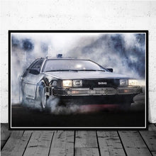 Load image into Gallery viewer, Back to the Future Movie Classic Cool Car Poster And Prints Wall Art Canvas Paint
