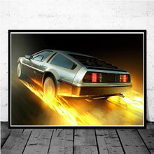 Load image into Gallery viewer, Back to the Future Movie Classic Cool Car Poster And Prints Wall Art Canvas Paint
