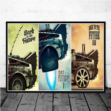 Load image into Gallery viewer, Back to the Future Movie Classic Cool Car Poster And Prints Wall Art Canvas Paint
