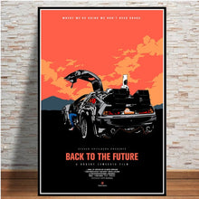 Load image into Gallery viewer, Back to the Future Movie Classic Cool Car Poster And Prints Wall Art Canvas Paint
