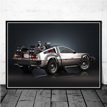 Load image into Gallery viewer, Back to the Future Movie Classic Cool Car Poster And Prints Wall Art Canvas Paint
